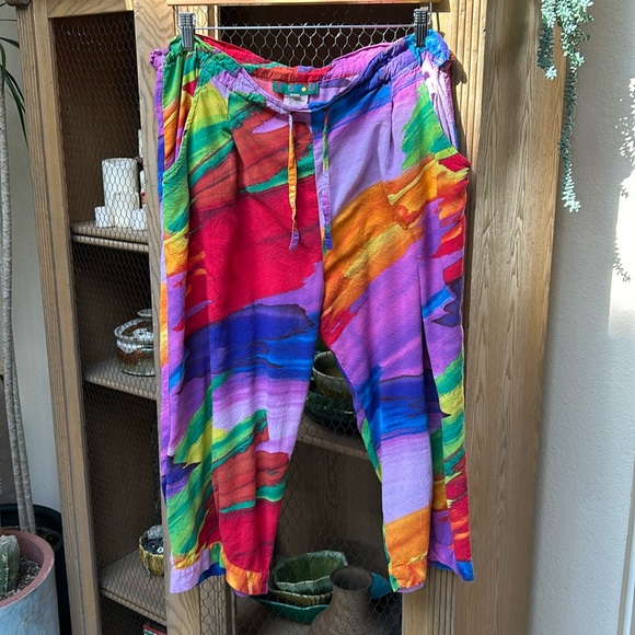 Jams World Strokes Print Capri Pants - Picture 1 of 11